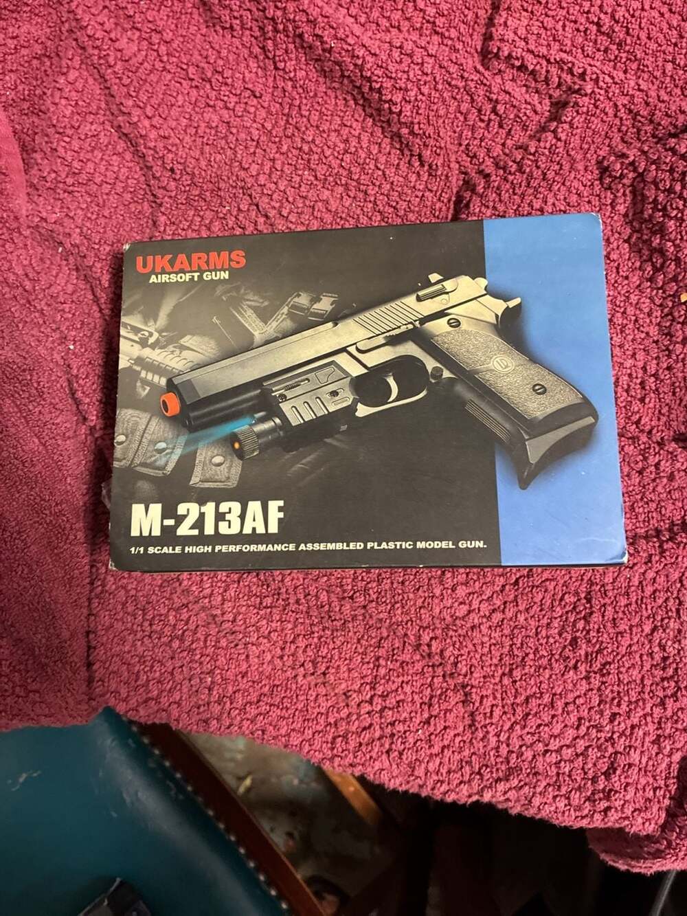 UKARMS M-213AF 1/1 Scale Airsoft Plastic Model Gun